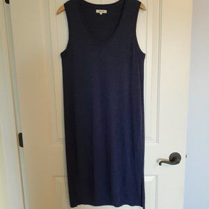 Madewell Jersey Tank Dress Blue Size L